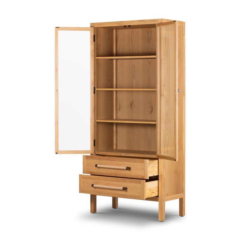 Laker Display Cabinet With Drawers