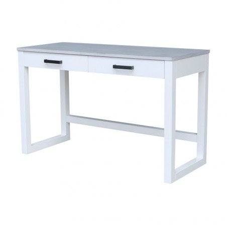 Carson Desk - Chalk & White