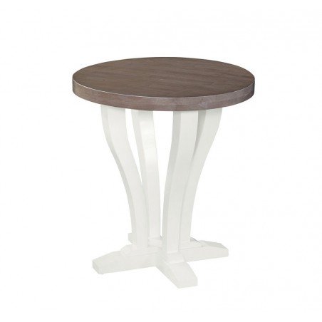 LaCasa Rd End Table - Sesame and Chalk