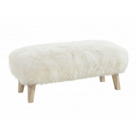 Catalina Sheepskin Bench