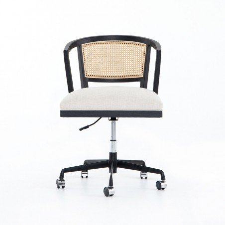 Alexa Desk Chair- Brushed Ebony