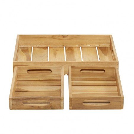 Teak Tray Set