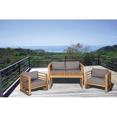 Teak Sofa Set of 3