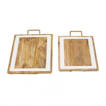 Enamel Tray Set of 2