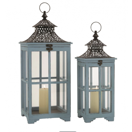 Lantern Candle Holder Set of 2