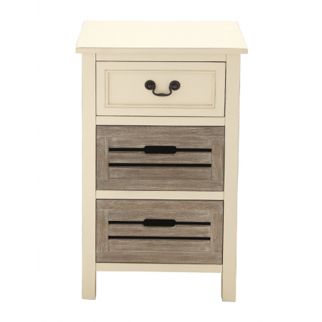 White Country Side Table