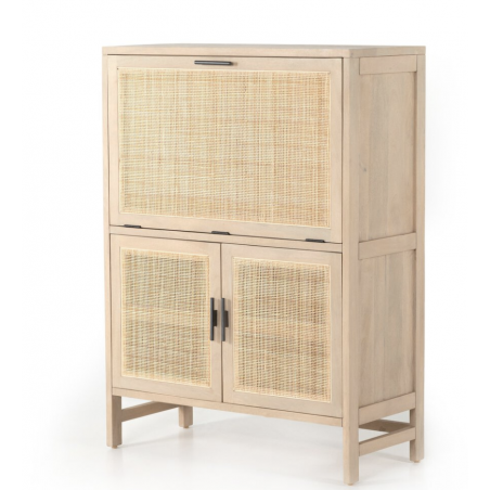 Caprice Bar Cabinet- Natural Mango