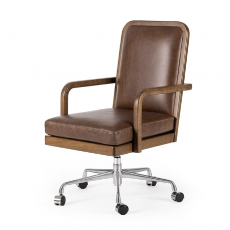 Lacey Desk Chair- Sienna Brown