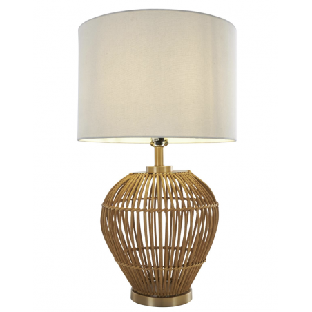 Rattan Open Frame Lamp