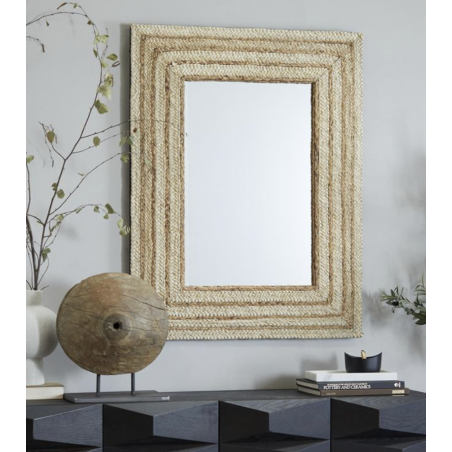 Handmade Woven Mirror