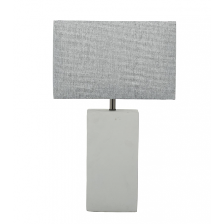 Gray Stone Table Lamp