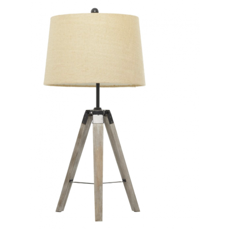 Wood Tripod Floor Lamp