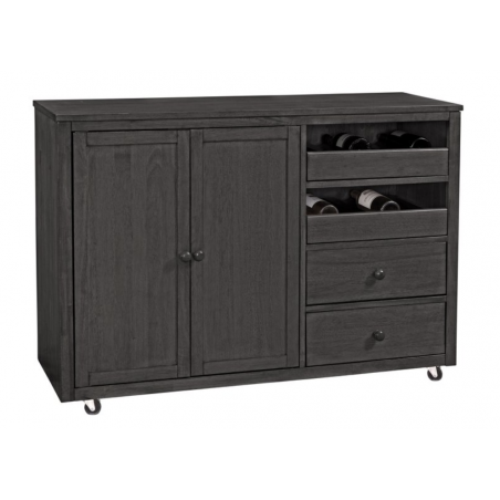 SoMa- Wine and Storage Cabinet- Coal