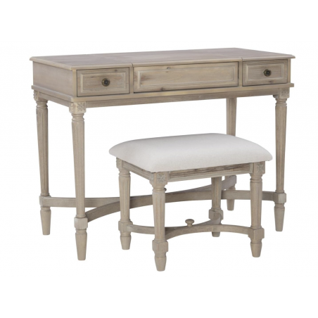 Cyndi Grey Wash Vanity Set