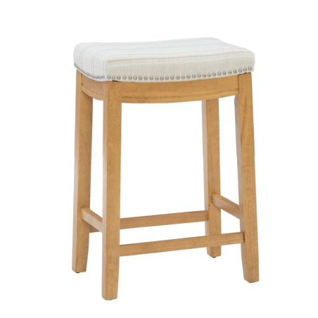 Claridge Natural Wood Counter Stool