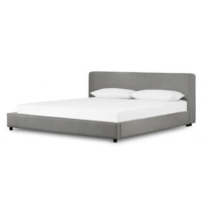 Aidan Queen Bed- Heavy Pebble Pewter