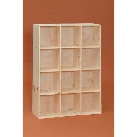 [41 Inch] Amish 12 Cube Cubby