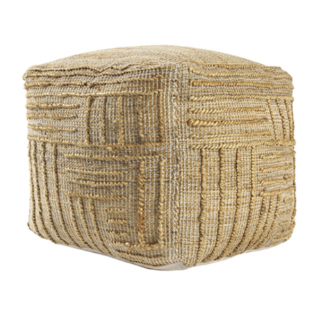 Natural Fiber Pouf