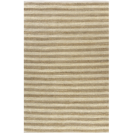 Bright White Natural Fiber Rug