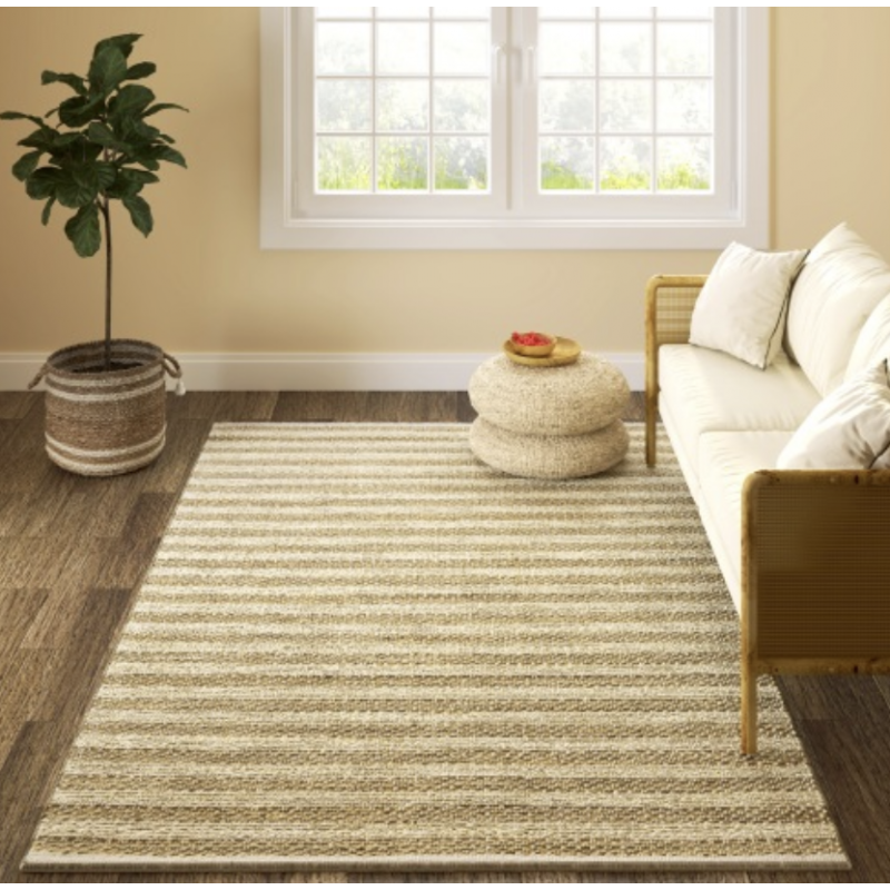 Curated visual reference: Visual Reference: Bright White Natural Fiber Rug Product Dimensions 1 10 X