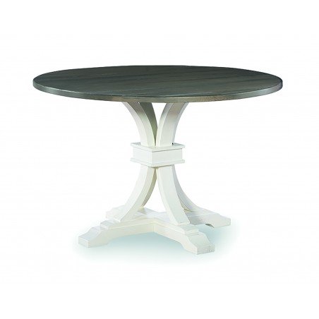 48” Round Reclaimed Oak Table