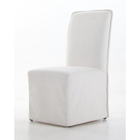 Patricia Slipcover Dining Chair Nomad Snow