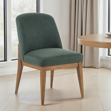 Brittany Upholstered Dining Chair Emerald