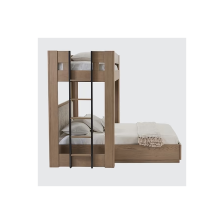 Urban Loft XL Twin Canopy w/ Queen Platform Bed
