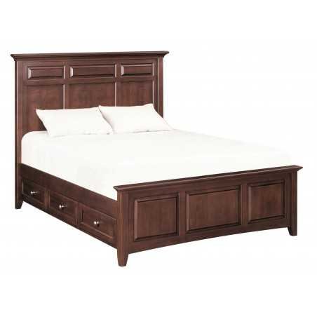 McKenzie Queen Mantel Storage Bed Cafe’