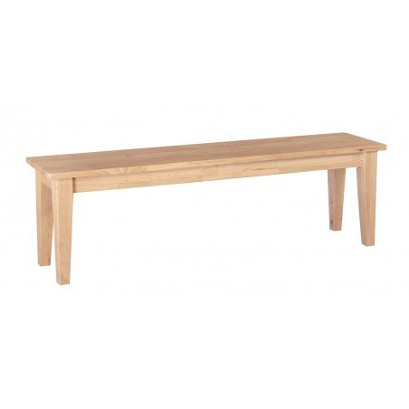 [60 Inch] Shaker Bench