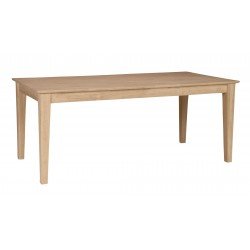 [36x72 Inch] Shaker Solid Dining Table