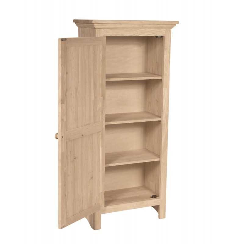 Single Jelly Cupboard Color Unfinished Wood Parawood