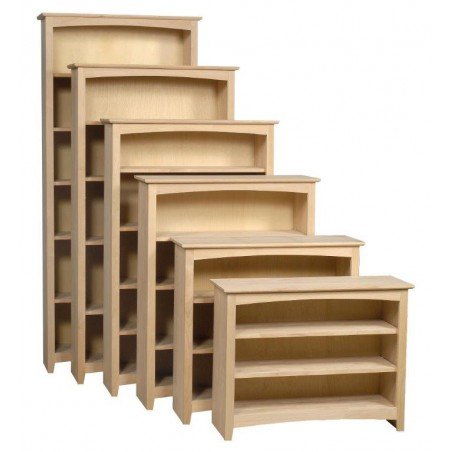 [36 Inch] Alder Shaker Bookcase