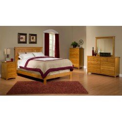 Alder Raised Panel Beds