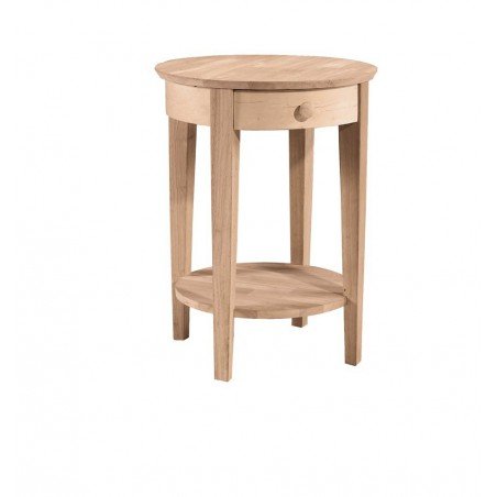 [21 Inch] Phillips Round Bedside Table