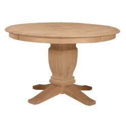 [48 Inch] Solid Dining Table - with T-10B Pedestal