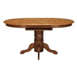 [42x42-60 Inch] Butterfly Dining Table - Cinnamon & Espresso