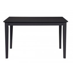 [30x48] Modern Farm Dining Table - Black