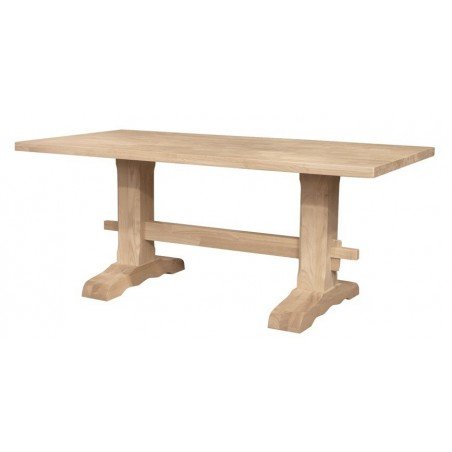 [72 Inch] Heavy Trestle Dining Table