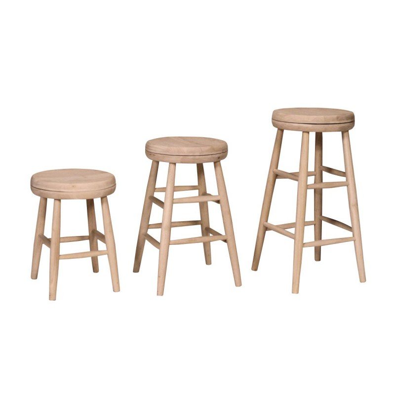 Scoop Seat Swivel Stools