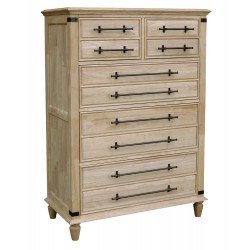 Farmhouse Chic 5 Drawer Chest