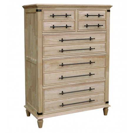 Farmhouse Chic 5 Drawer Chest