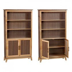 DUET Addison 72"H X 39"W Bookcase with Doors