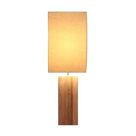 Line Teak Lamp