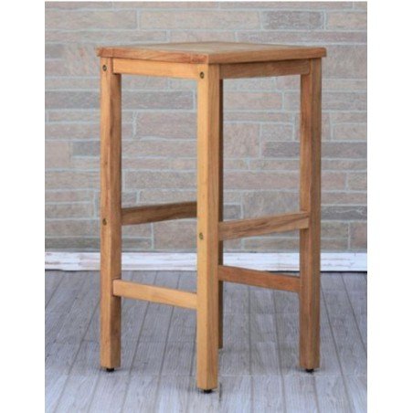 TEXAS Teak Barstool