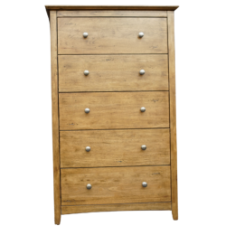 Lancaster 5 Drawer Chest Pecan