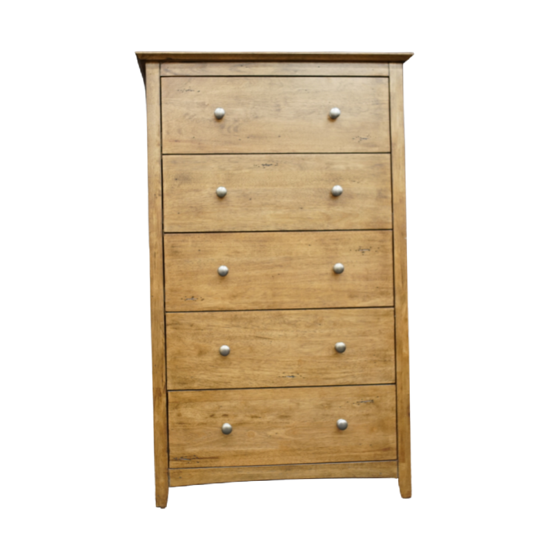 Lancaster 5 Drawer Chest Pecan
