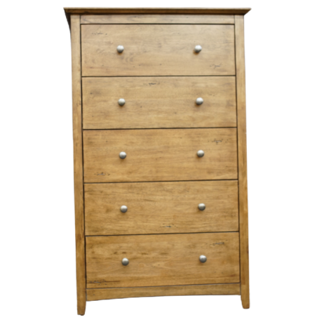 Lancaster 5 Drawer Chest Pecan