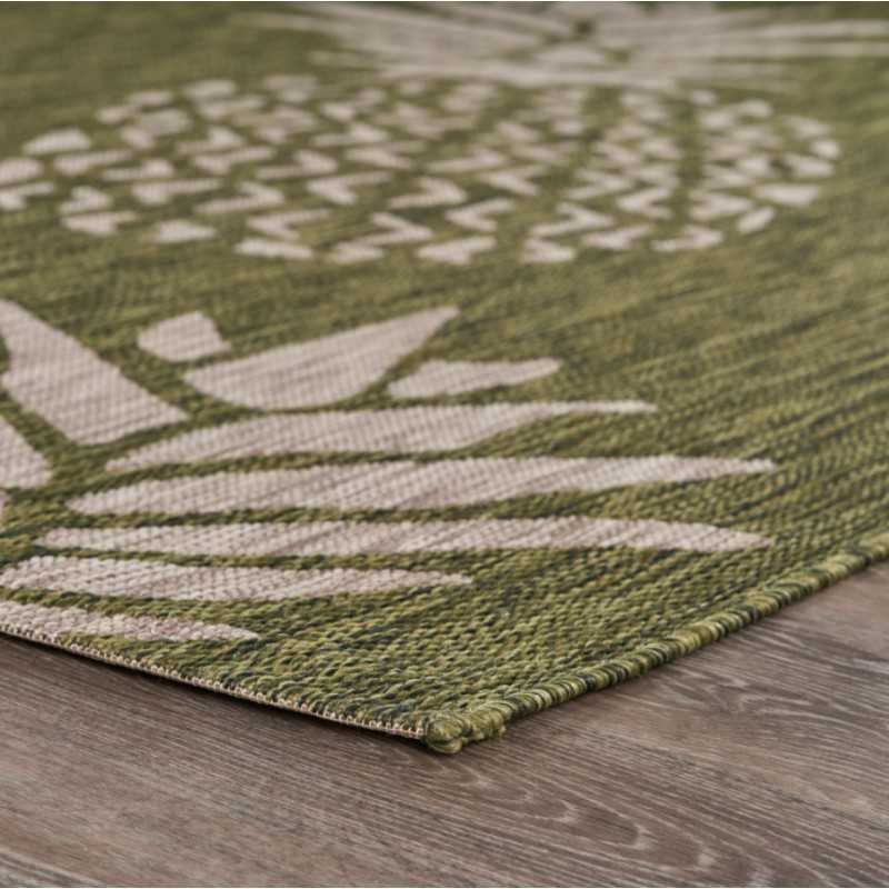 Pineaaple Insoired Rug Pineapple Escape Indoor/Outdoor Accent Rug Product Dimensions 1'10