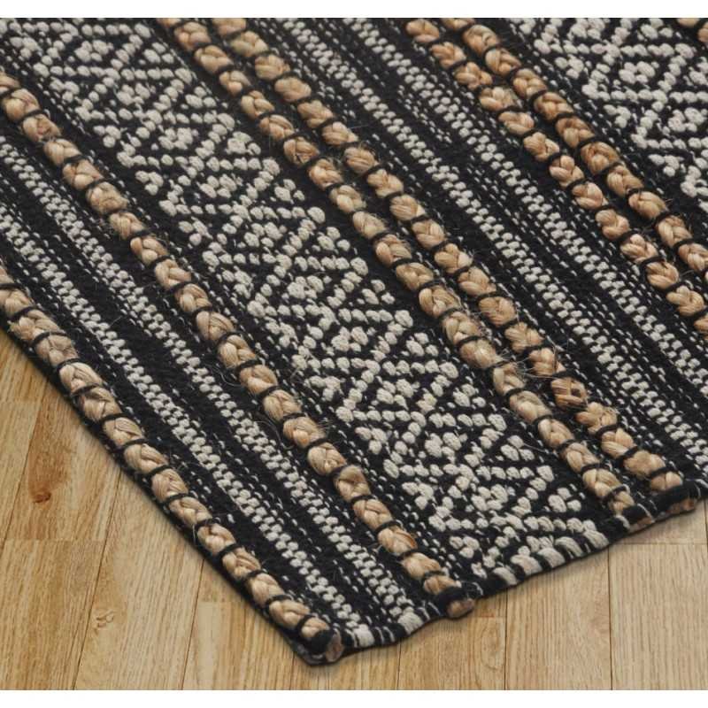 Photo inspiration: Woven Fiber Rug Designs Reference: Handwoven Intricate Enigma Geometric Natural Fiber Rug Product